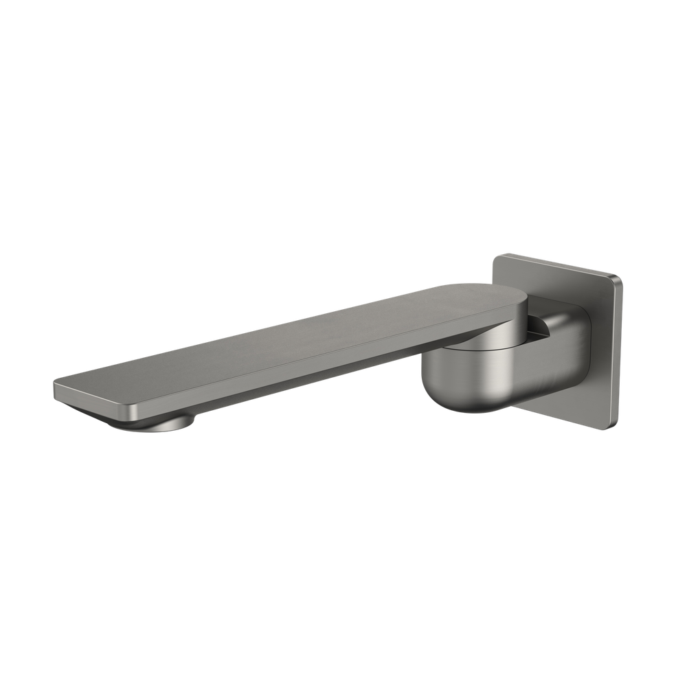Urbane II 220mm Bath Swivel Outlet Square Cover Plate Gunmetal