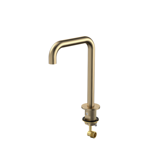 Urbane II Hob Swivel Outlet 150mm Brushed Brass