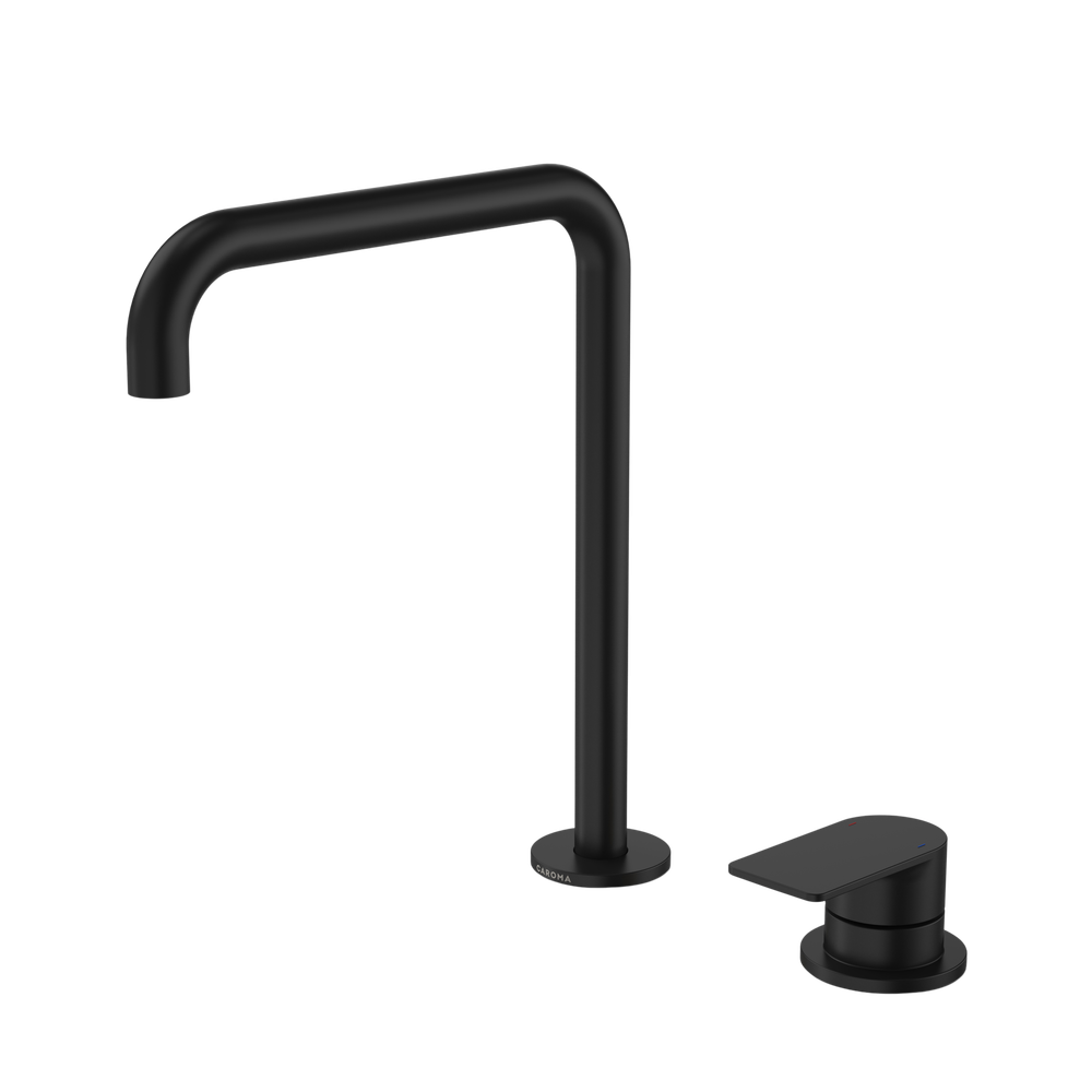 Urbane II Hob Basin/Sink Mixer Set 210mm Matte Black