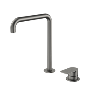 Urbane II Hob Basin/Sink Mixer Set 210mm Gunmetal - Gunmetal