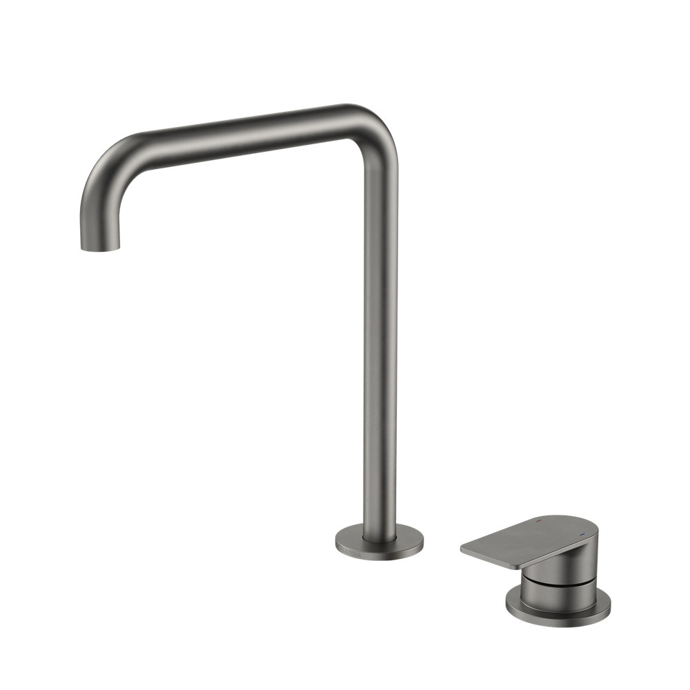 Urbane II Hob Basin/Sink Mixer Set 210mm Gunmetal