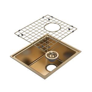 Urbane II Single Bowl Sink Brushed Brass - Brushed Brass