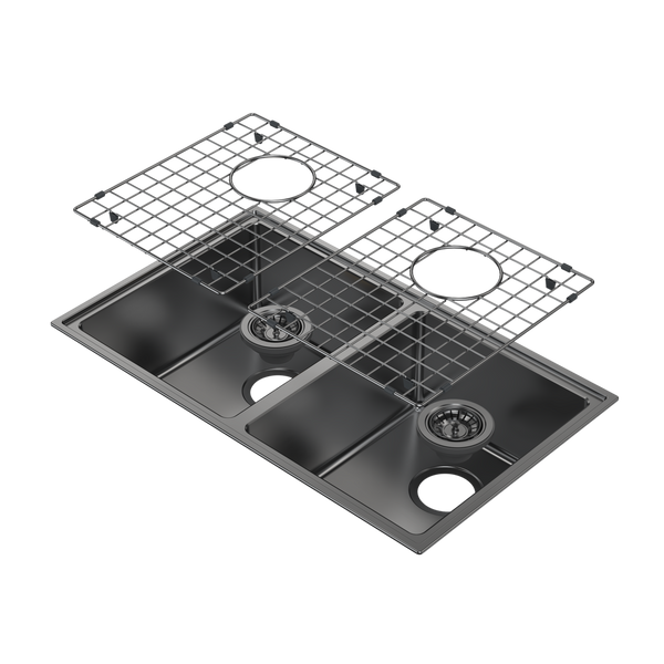 Urbane II Double Bowl Sink Gunmetal