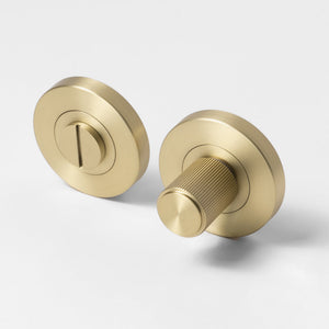 Fernando Linear Lock Set Brushed Brass Gold - Brushed Brass Gold