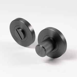 Fernando Linear Lock Set Brushed Gunmetal - Brushed Gunmetal