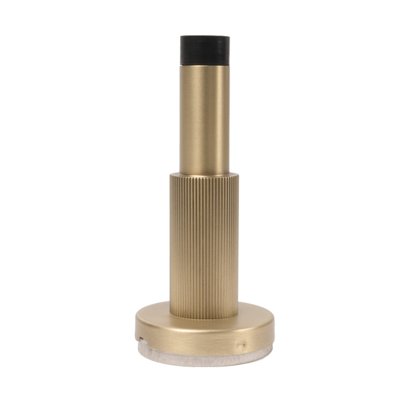 Wilma Linear Door Wall Stop Brushed Brass Gold