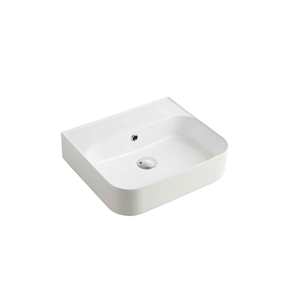Dublin Counter Top Basin With No Tap Hole White