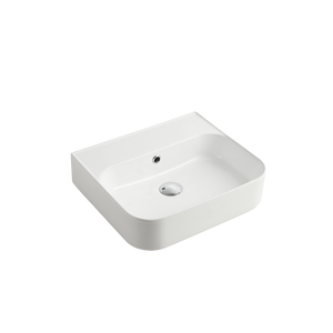 Dublin Wall Hung Basin With No Tap Hole White - White