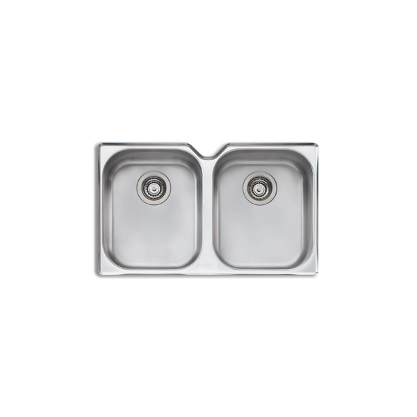 Diaz Double Bowl Undermount Sink Stainless Steel