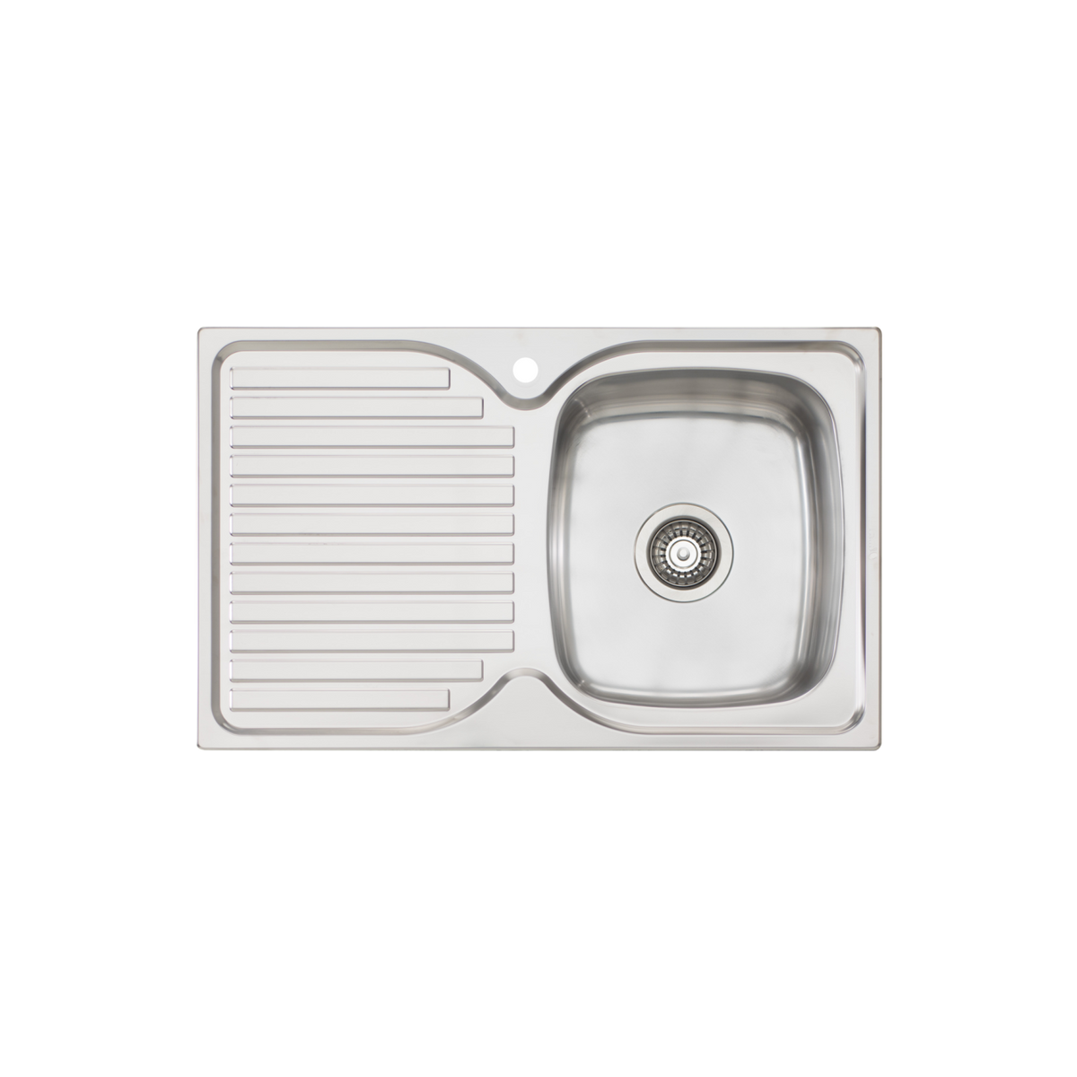 Endeavour Single Bowl Sink With Drainer Right Stainless Steel