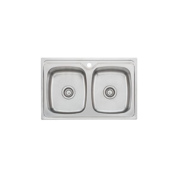 Endeavour Double Bowl Universal Sink Stainless Steel