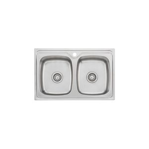 Endeavour Double Bowl Universal Sink Stainless Steel - Stainless Steel