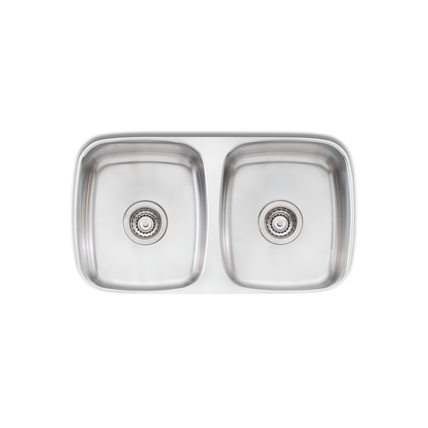 Endeavour Double Bowl Undermount Sink Stainless Steel