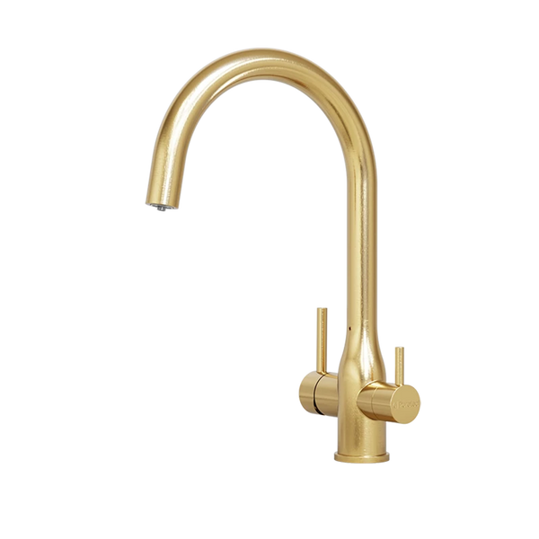Puretec Tripla Elite Brushed Gold Stainless Steel