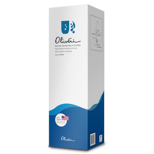 Inline Water Filtration System Replacement Cartridge For Standard Water Use White - White