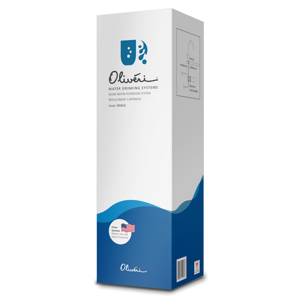 Inline Water Filtration System Replacement Cartridge For Harsh Water Use White