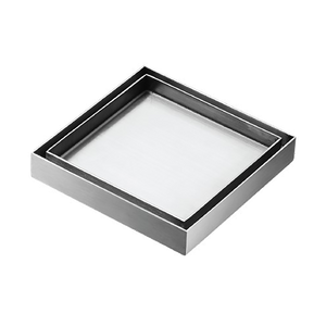 120x120mm Discreet Floor Waste Multi-Fit Outlet - 316 Stainless Steel
