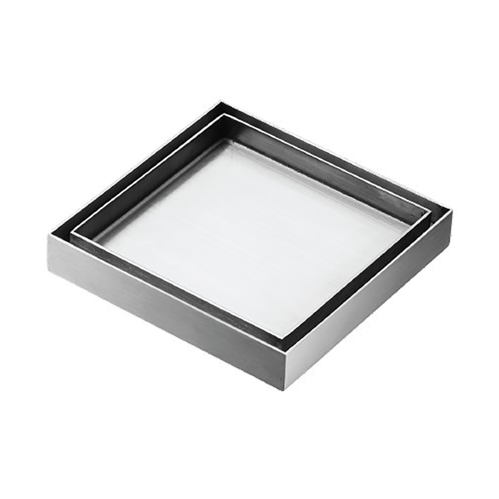 120x120mm Discreet Floor Waste Multi-Fit Outlet