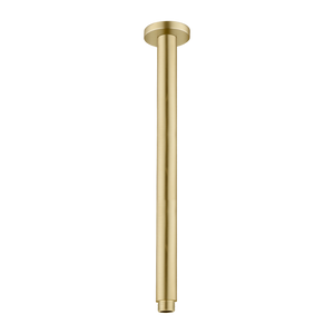 Round Ceiling Arm 300mm Brushed Gold - Brushed Gold