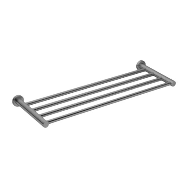 Mecca Towel Rack Brushed Gunmetal