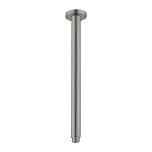Round Ceiling Arm 300mm Gunmetal - Gunmetal