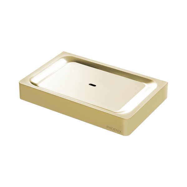 Gloss Soap Dish Brushed Gold