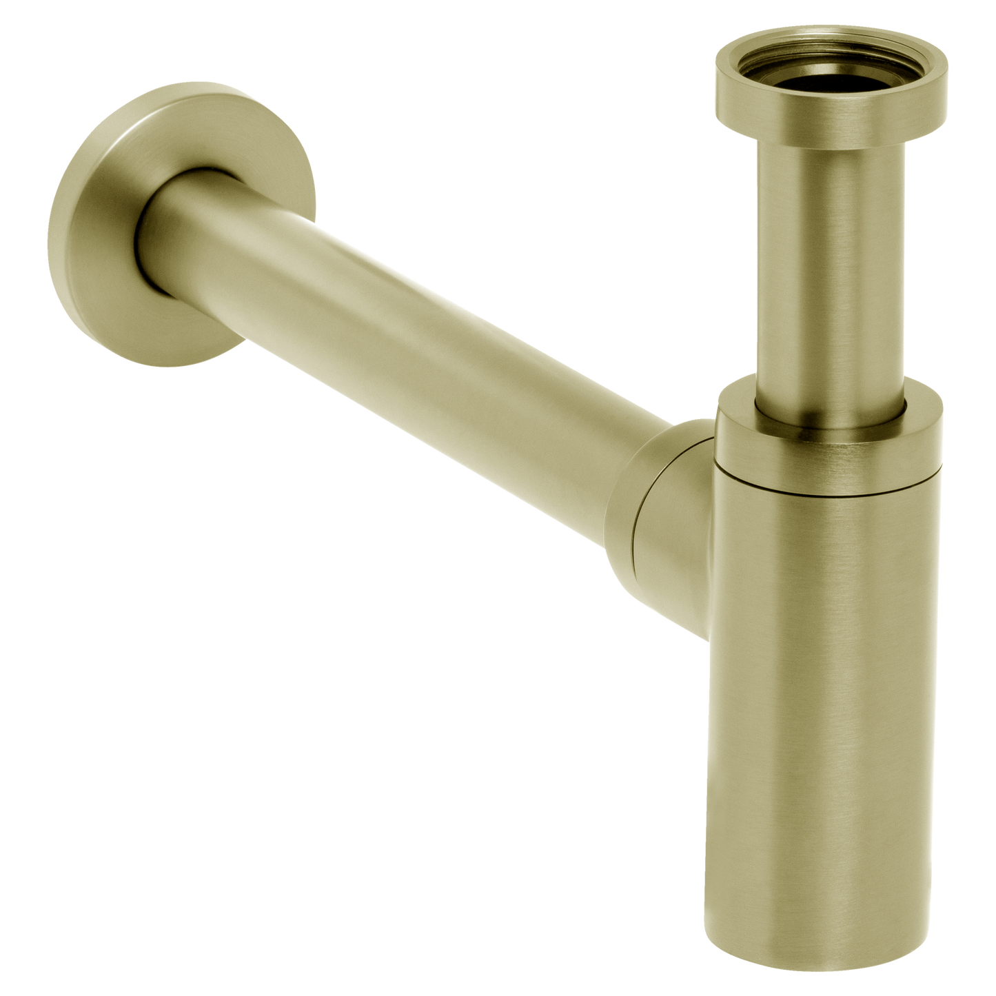 Venezia Bottle Trap Brushed Brass Gold