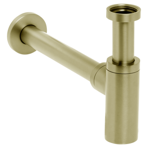 Venezia Bottle Trap Brushed Brass Gold - Brushed Brass Gold