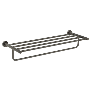 Venezia Towel Rack Brushed Gunmetal - Brushed Gunmetal