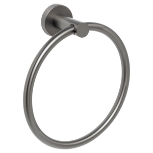 Venezia Towel Ring Brushed Gunmetal - Brushed Gunmetal