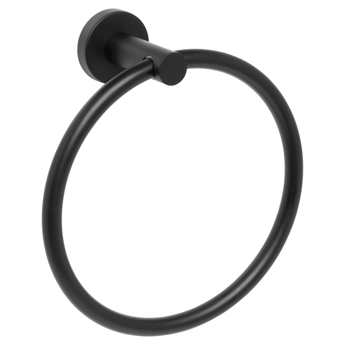 Venezia Towel Ring Matte Black