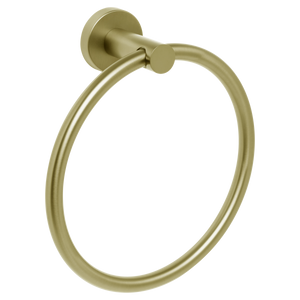 Venezia Towel Ring Brushed Brass Gold - Brushed Brass Gold