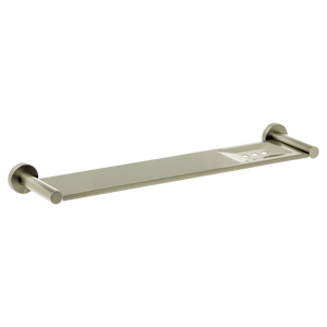 Venezia Metal Shelf 450mm Brushed Nickel - Brushed Nickel