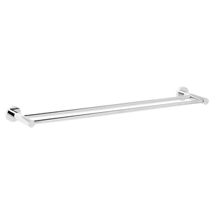 Venezia Double Towel Rail 600mm Chrome - Chrome