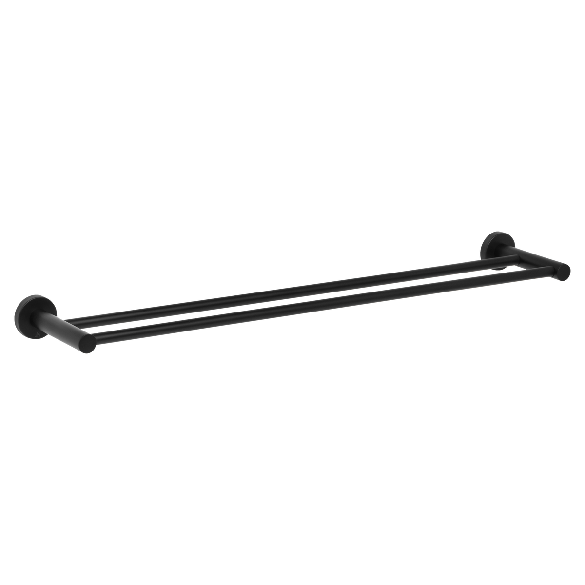 Venezia Double Towel Rail 600mm Matte Black