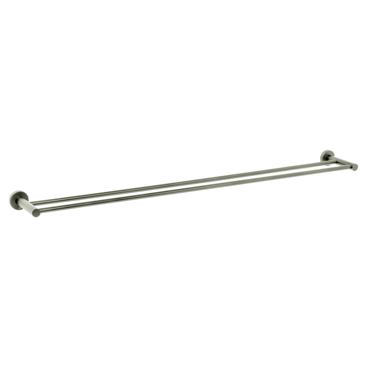 Venezia Double Towel Rail 900mm Brushed Nickel