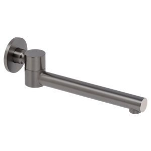 Venezia Swivel Bath Spout Brushed Gunmetal - Brushed Gunmetal