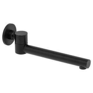 Venezia Swivel Bath Spout Matte Black - Matte Black
