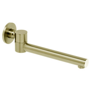 Venezia Swivel Bath Spout Brushed Brass Gold - Brushed Brass Gold