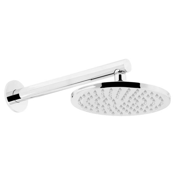 Venezia Overhead Rain Shower With 300mm Wall Arm Chrome