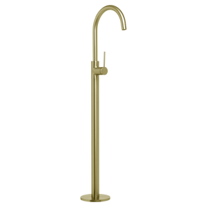 Venezia Freestanding Bath Filler Brushed Brass Gold - Brushed Brass Gold