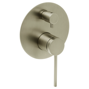 Venezia Shower Mixer With Diverter Brushed Nickel - Brushed Nickel
