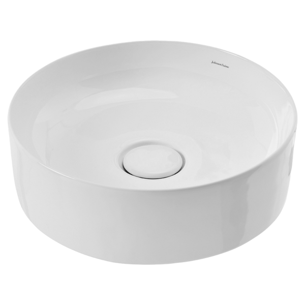 Venezia White Round Countertop Vessel