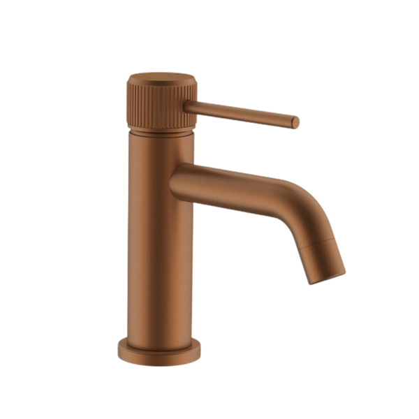 Soul Groove Basin Mixer Brushed Copper