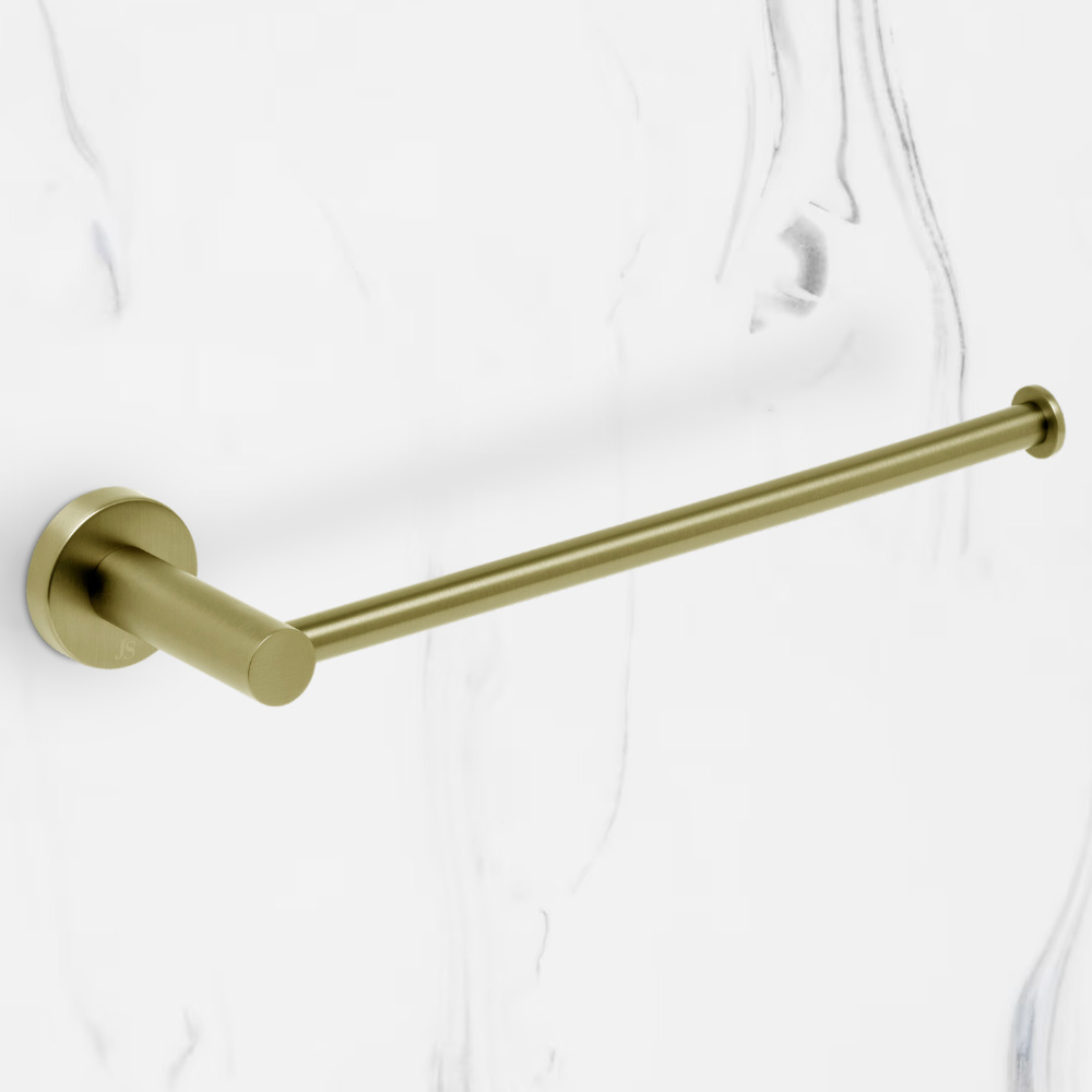 Venezia Towel Holder Brushed Brass Gold