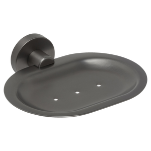 Venezia Soap Dish Brushed Gunmetal - Brushed Gunmetal