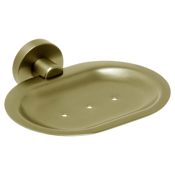 Venezia Soap Dish Brushed Brass Gold