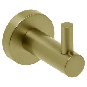 Venezia Robe Hook Brushed Brass Gold - Brushed Brass Gold