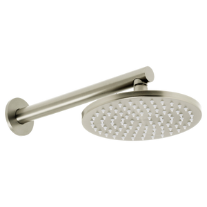 Venezia Overhead Rain Shower With 300mm Wall Arm Brushed Nickel - Brushed Nickel