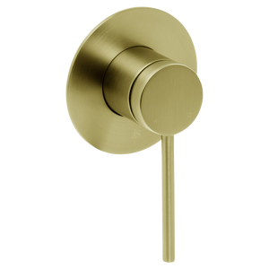 Venezia Shower Mixer Brushed Brass Gold - Brushed Brass Gold